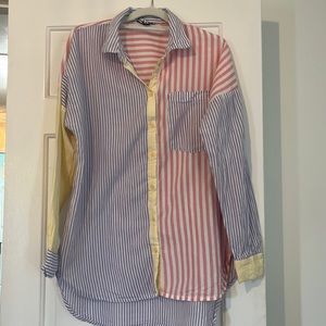 Size 12 cotton madras shirt